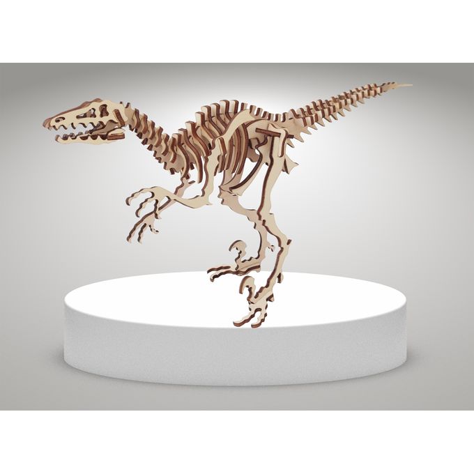 Slide  #2 EDUC'ART Dinosaure de Tataouine - Puzzle 3D Bois