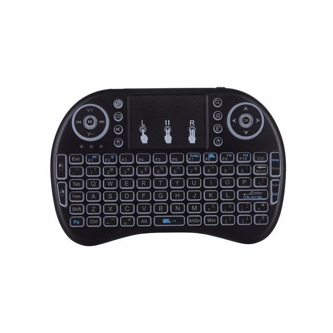 Mini clavier rétroéclairé - sans fil - pavé tactile - Android - Qwerty prix  tunisie 