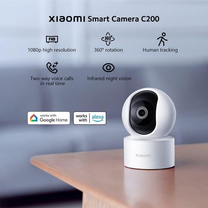 Slide  #2 XIAOMI camera de surveillance wifi C200 1080P 360°