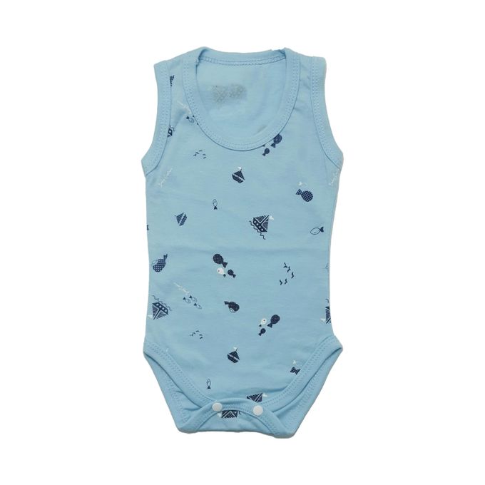 Etre exclusif Body Bébé- Garçon-Fille- Bleu- 2303H23 à prix pas