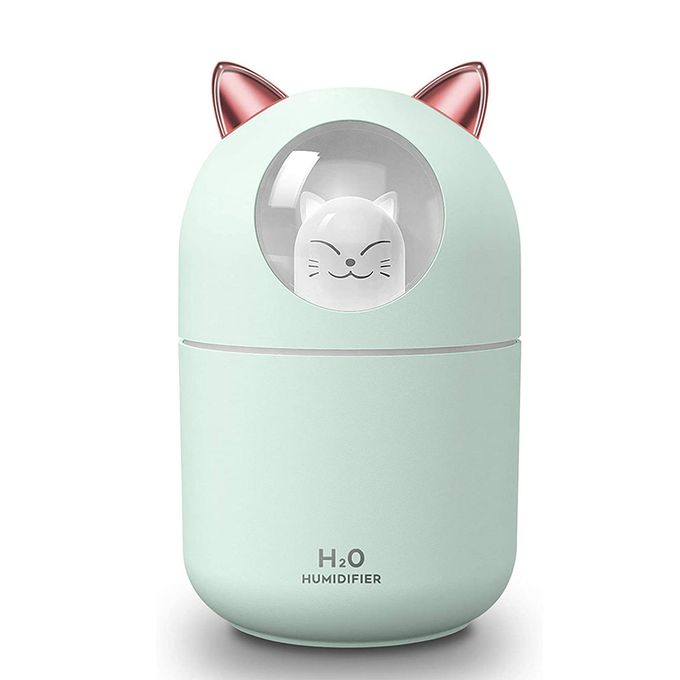 LTS FAFA Humidificateur USB pour chambre à coucher, plantes, bureau, petit  humidificateur portatif à brume fraîche de 300 ml avec lumière