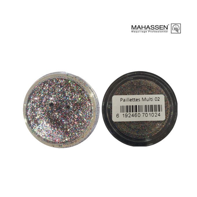 Slide  #2 Mahassen Glitter paillettes changeant multi 02