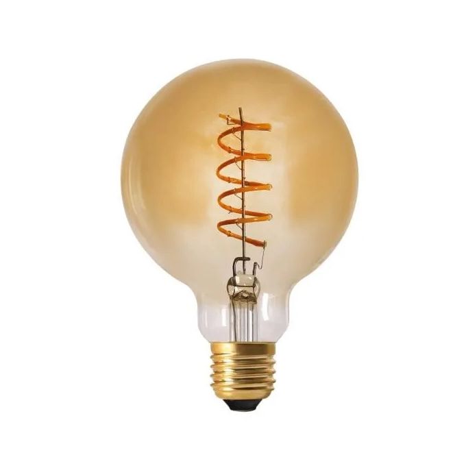 Ampoule LED géante 60W avec filament en spiral. Idéale en suspension