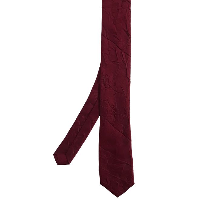 Slide  #1 Etre exclusif Cravate - Base - Diffèrent - Homme - Slim - Bordeaux