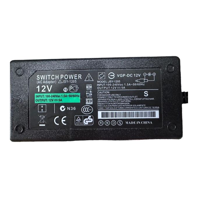 SZ-1205 Chargeur 12V 5A  Alimentation de bureau Tunisie