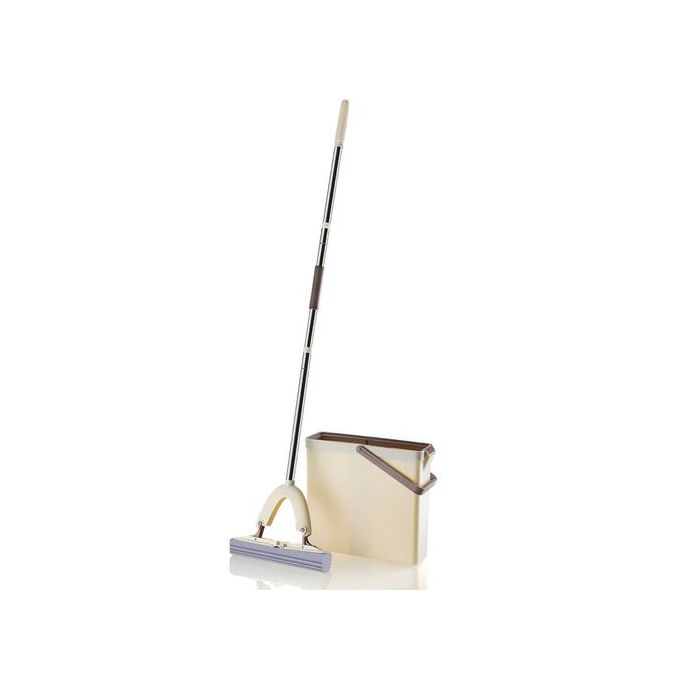 PROFF MOP Vadrouille SLIM avec un seau - Beige image 0