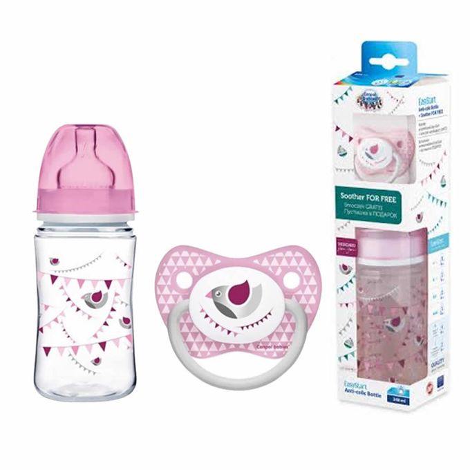 Canpol Set De Bebe Biberon Et Sucette Pour Fille A Prix Pas Cher Jumia Tunisie