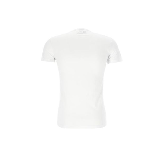 T-SHIRT COL V 301 UNI coton bio blanc Homme