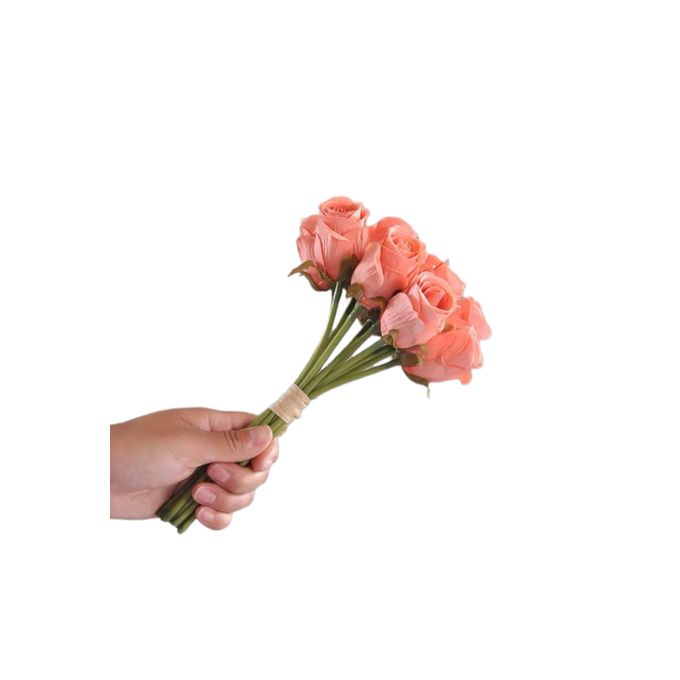 Bouquet 12 Tige - Artificielle - Rose clair image 0