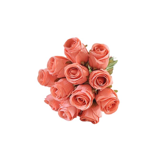 Slide  #1 Bouquet 12 Tige - Artificielle - Rose clair