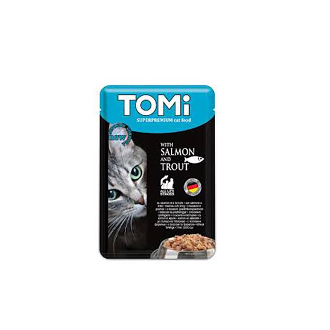 Tomi LOT DE 4 POCHONS 100G – SAUMON image 0