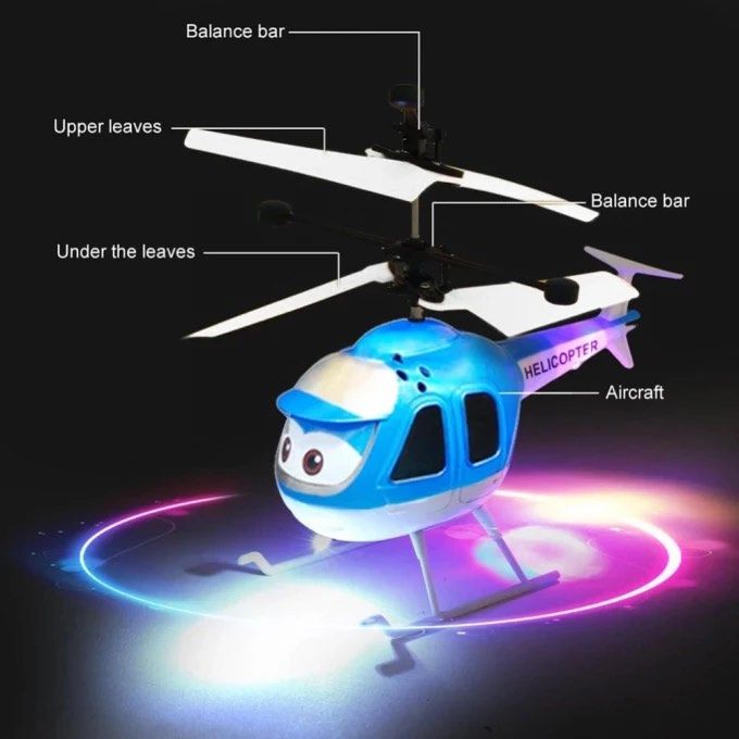 Slide  #2 Zizou land Mini hélicopteur Volante rechargeable