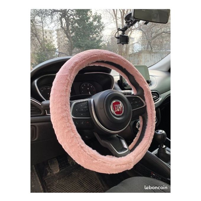 Acheter Couvre-volant élastique en peluche petit monstre de 15 pouces,  38cm, couvre-volant d'automobile, accessoires d'intérieur de voiture pour  femmes