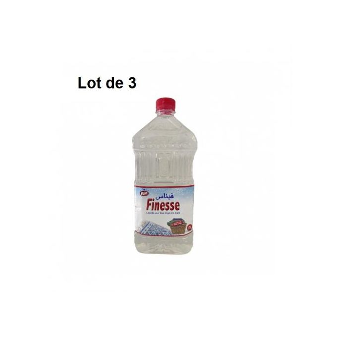 Jmal Lot de 3 Lessive liquide lave linge - Finesse - 3x1L image 0