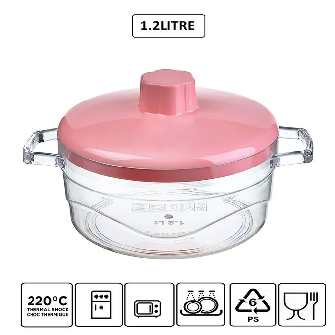 Bol micro-ondes rose - Thermobaby - Lap'tite Grenouille