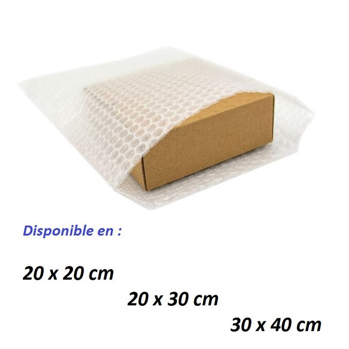 Paquet de 10 pochettes bulles d'air 27x36cm - prix pas cher chez iOBURO-  prix pas cher chez iOBURO