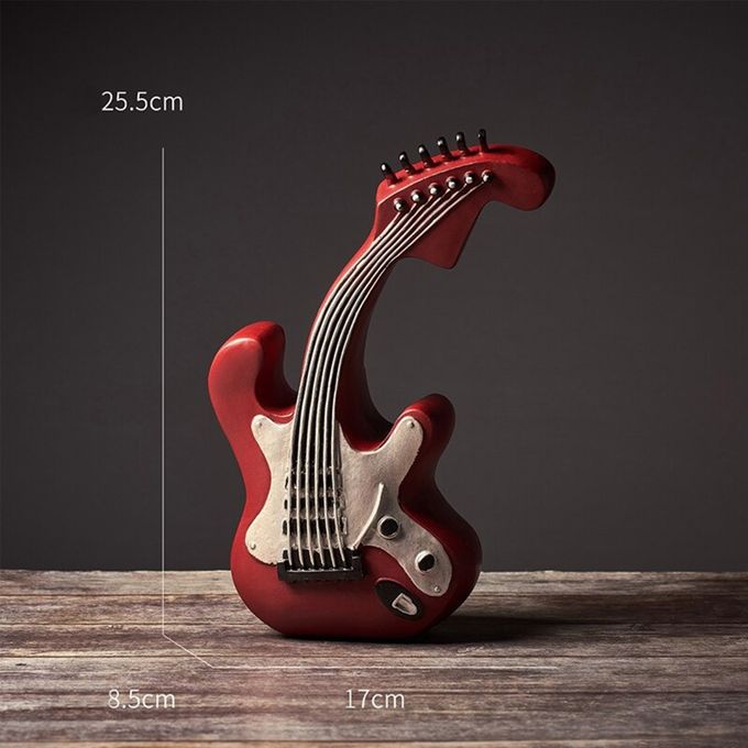 Sans Marque Objet de Décoration - Guitare Electrique - 25.5 X 17 X 8.5 Cm à  prix pas cher