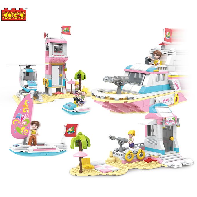 Cogo Lego Beach Girls - 3en1 - 351 pcs - 6 ans+ image 0