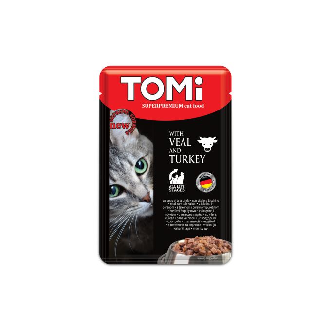 Tomi LOT DE 4 POCHONS 100G – VEAU & DINDE Réussite image 0