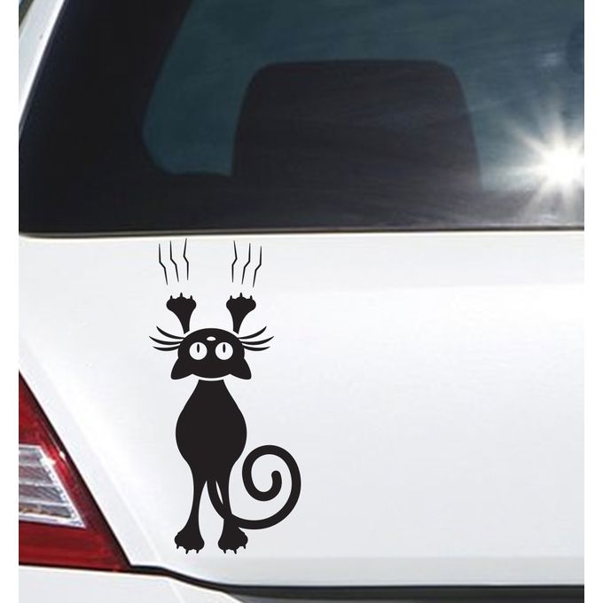 Whitelead Sticker Voiture Chat Glissant A Prix Pas Cher Jumia Tunisie