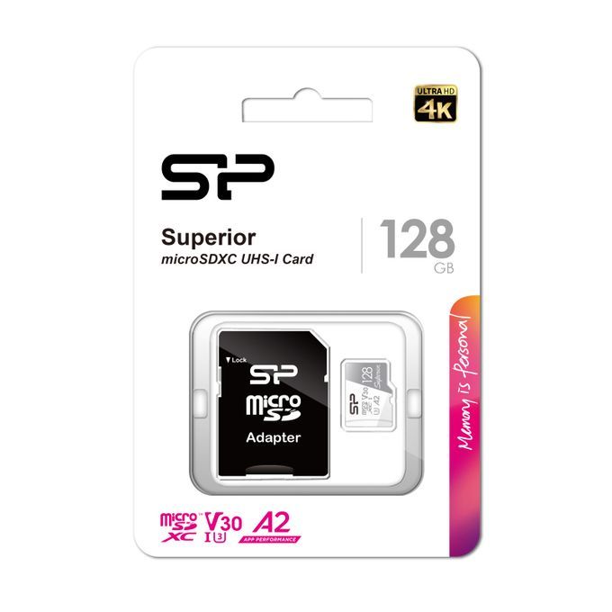 Silicon Power Carte mémoire Micro SD 1 to Compatible Nintendo Switch  Compatible avec Carte mémoire SDXC microSDHC Haute Vitesse avec Adaptateur  : : Informatique