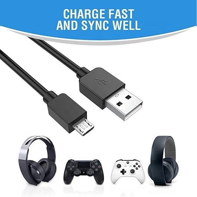 Cable de charge usb manette ps4 3 mãtres - Câble téléphone portable -  Achat & prix