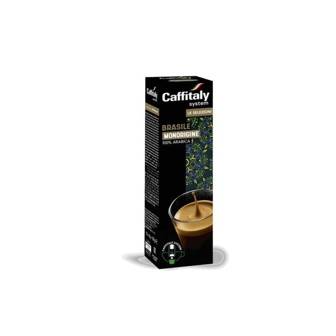 Caffitaly Paquet de 10 Capsules A café- Brasile Monorigine image 0