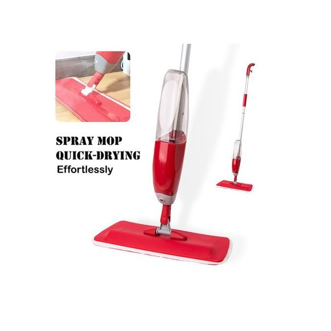 Pack 2 Balai Spray Mop Serpillière en microfibre avec Vaporisateur  Multifonction-Bleu et Rouge prix tunisie 