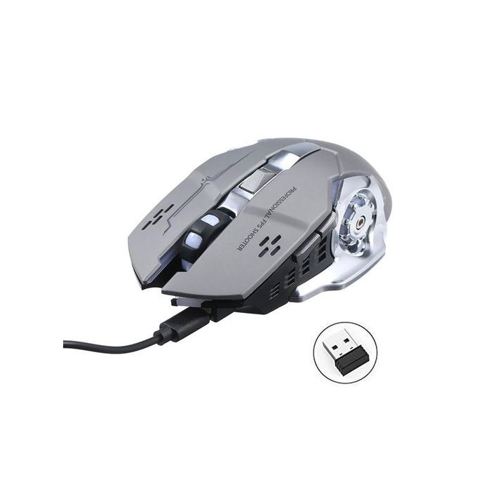 T-WOLF Souris sans fil rechargeable image 0