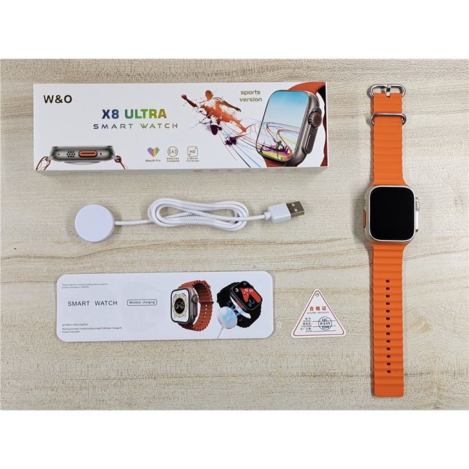 Montre Connectée T500 Watch 8 Orange à bas prix - SpaceNet Tunisie