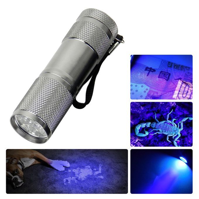 Genuine Mini Lampe torche UV à 9 LED à prix pas cher