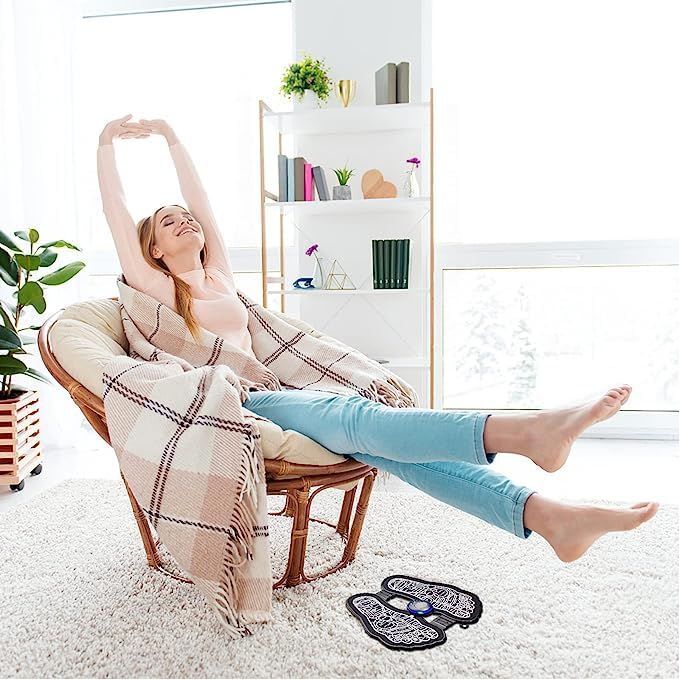 Slide  #5 Ems Masseur électrique pour les pieds-physiothérapie-tapis de Massage