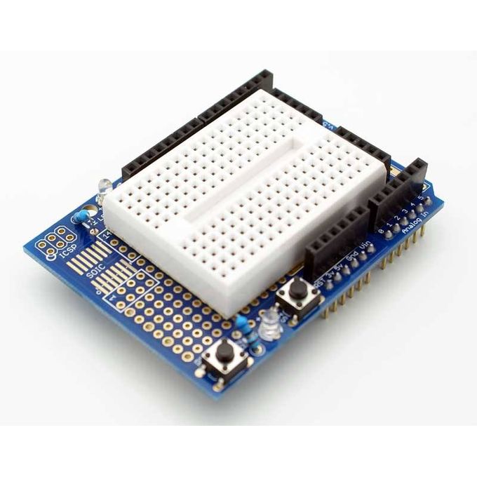 Arduino Carte de prototypage Arduino Uno + plaque d'essai 170 pts à prix  pas cher