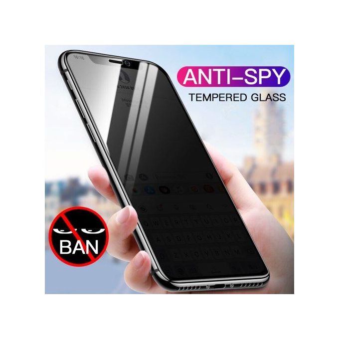 Hoco Verre trempé Anti Espion pour iPhone 12/12Pro - Couverture Complète à  prix pas cher