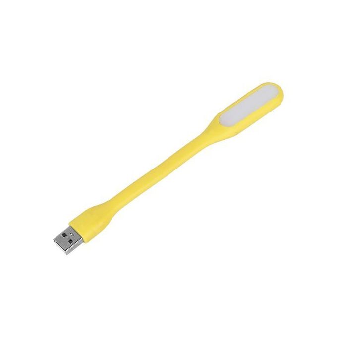 Mini lampe LED Light Flexible USB pour PC portable - Jaune image 0