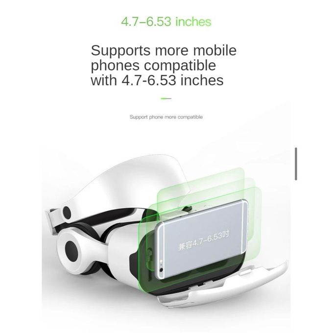 Slide  #3 VR SHINECON Lunettes professionnelles VR - oreilles détachables -Casque de réalité virtuelle clair pour jeux VR et film