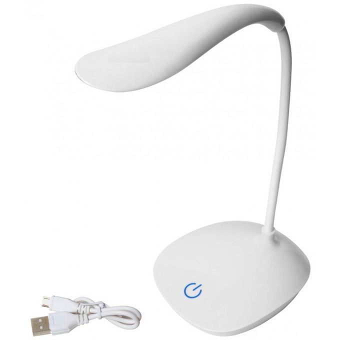 Lampe de bureau rechargeable LED Tipik Blanc (3W) 