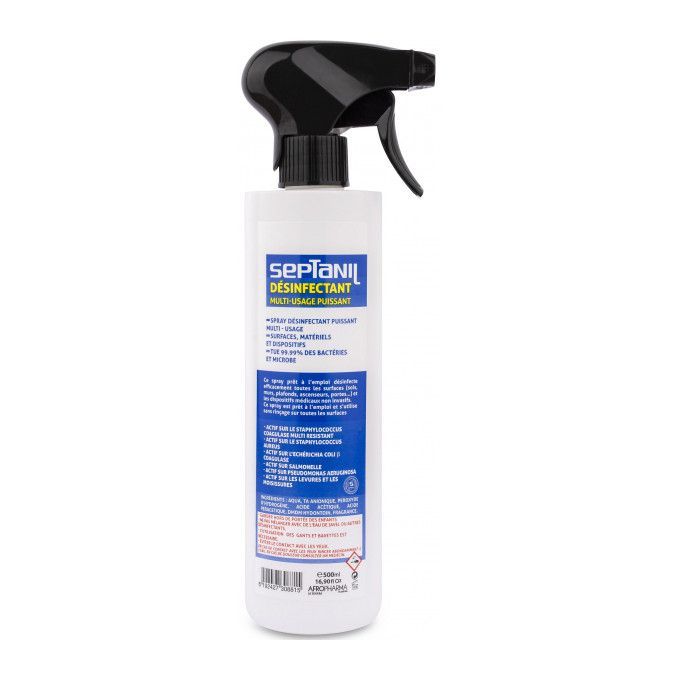 Septanil Spray Désinfectant Multi-Usager 500ML image 0