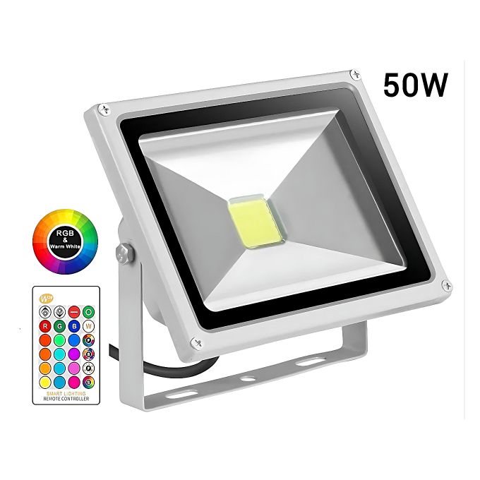 Projecteur Led 50W - RGB Avec Commande - Multi Couleur image 0