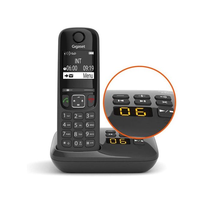 Gigaset Mini standard téléphonique AS690A Quattro Blanc sans fil répondeur  - Garantie 1 an - Its à prix pas cher