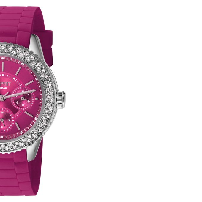 Slide  #3 Esprit Montre pour femme - Pinkki- Silicone - Garantie 1An