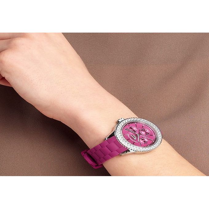 Slide  #4 Esprit Montre pour femme - Pinkki- Silicone - Garantie 1An