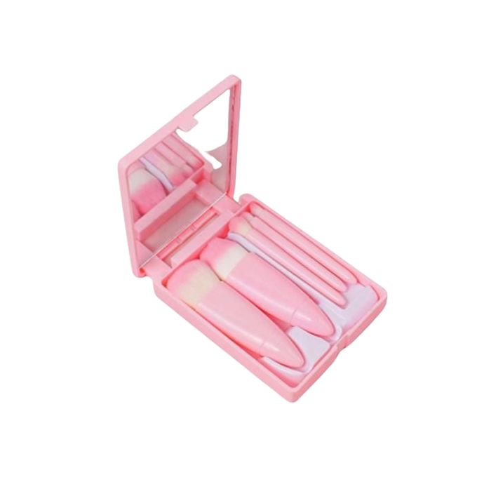 Mini brosse maquillage - rose claire image 0