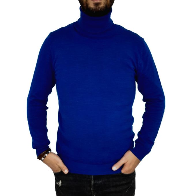 Etre exclusif Pull - Homme - 9389 H22 - Col roulé - NOIR à prix pas cher