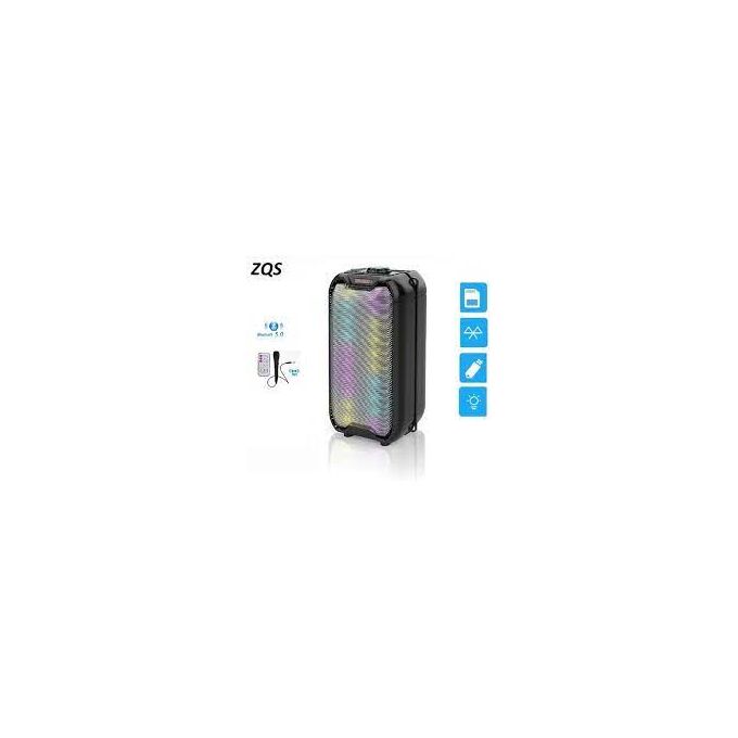 ZQS Haut Parleur Bluetooth avec Commande - Radio - Micro - Noir - 3000mAh image 0