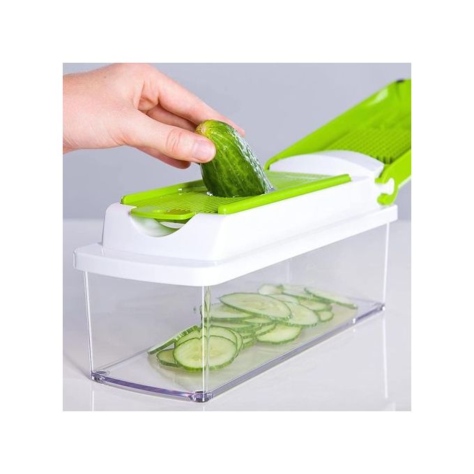 Stap Sportman opmerking Nicer Dicer Plus Coupe-légumes multifonction - Vert - Nicer dicer plus à  prix pas cher | Jumia Tunisie