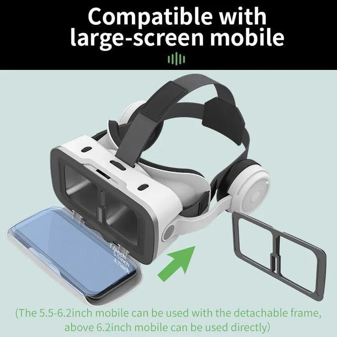 Slide  #5 VR SHINECON Lunettes de réalité virtuelle 3d, avec casque, pour téléphone portable de 4.5 à 7.0 pouces