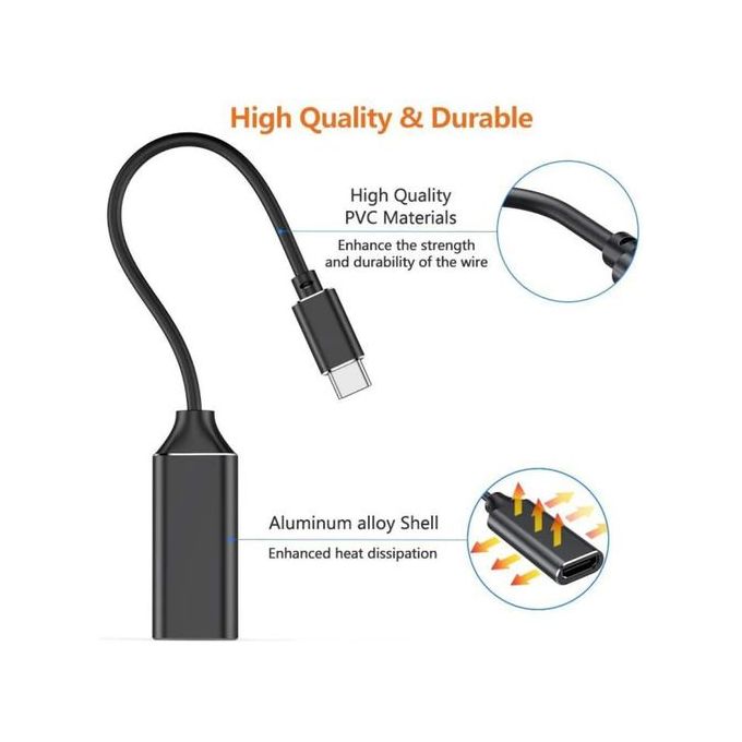 Slide  #2 Polar Adaptateur USB-C vers HDMI 4K - Compatible iPhone 15 series & MacBook