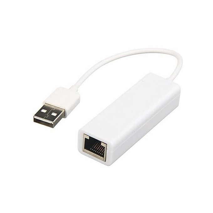 Sans Marque Ethernet Adaptateur - Usb 2.0 - Blanc à prix pas cher