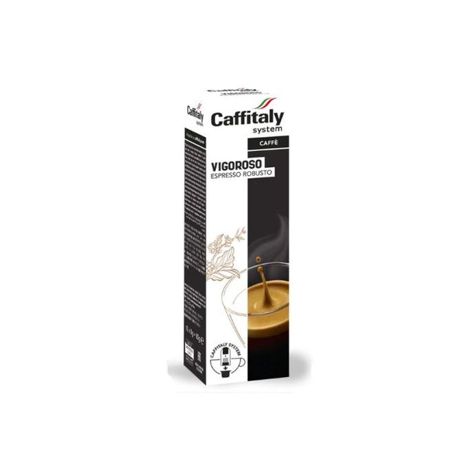 Caffitaly Paquet de 10 Capsules A cafe - Vigoroso- Espresso Robusto image 0